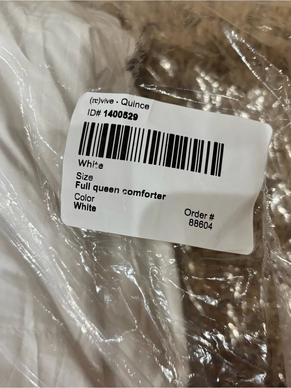Quince Premium Down Alternative Comforter Full/Queen Insert Lightweight